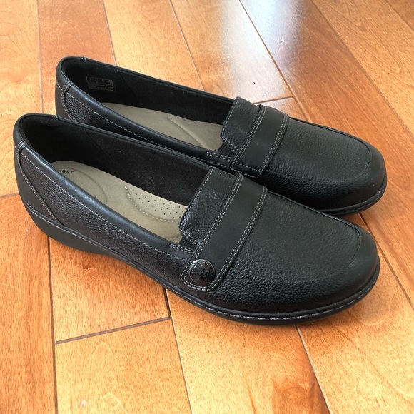 CLARKS CORA DAISY BLACK Size 9.5 - Picture 9 of 13